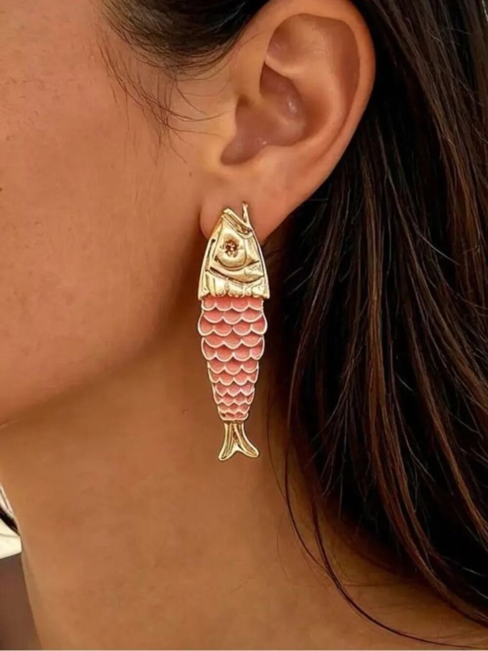 Fish earrings Q1213